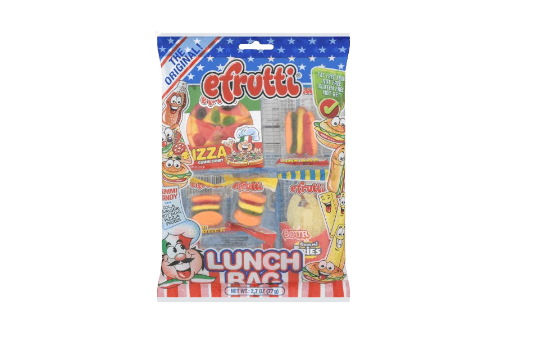 Efrutti fries lunch bag