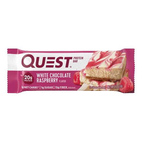 Quest protein white chocolate raspberry