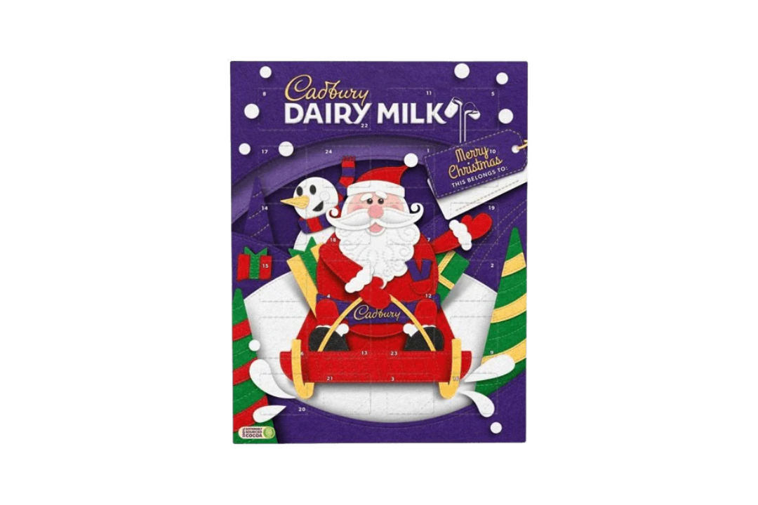 Dairy milk calendar Christmas edition