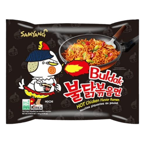 Korean noodles hot chicken flavor (korea)