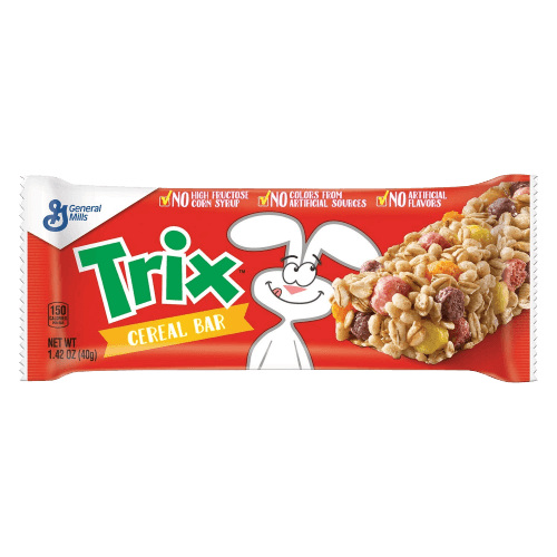 Trix treats cereal bar