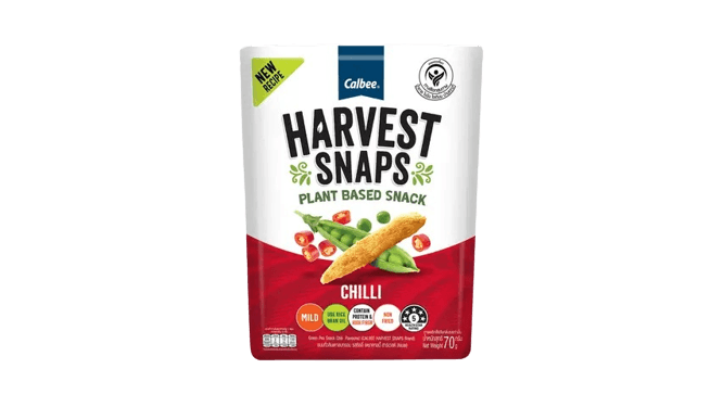 Harvest snaps plant based snack