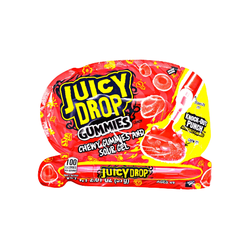 Juicy drop knock out punch gummies