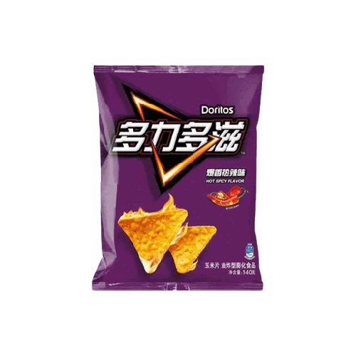 Doritos purple hot spicy flavor (Korea)