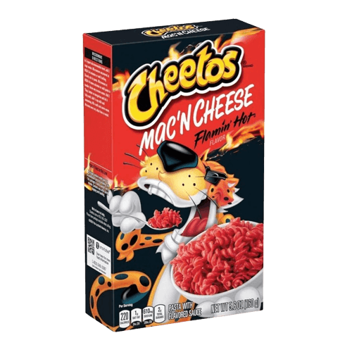 Cheetos mac n cheese flamin hot 160g (us)