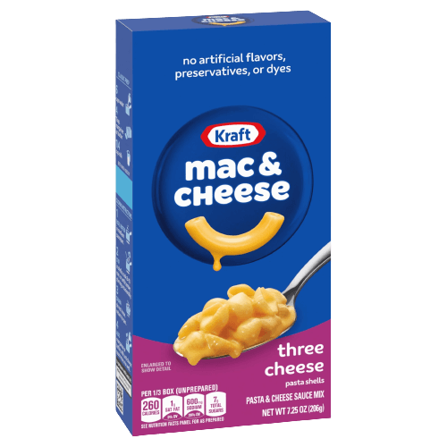 Kraft mac n cheese three cheese