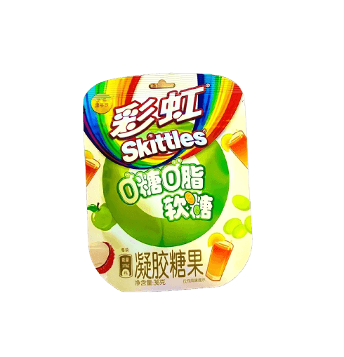 Skittles fruity green favored (Japan)